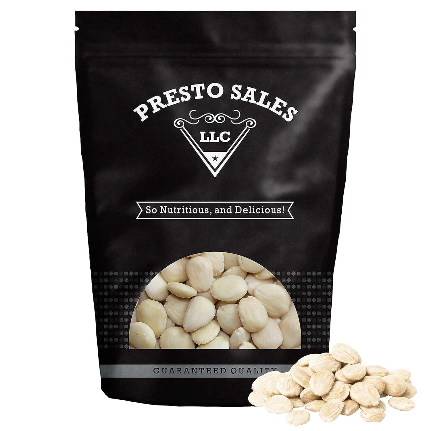 Almonds, Marcona California Raw Whole (5 lbs.) by Presto Sales LLC