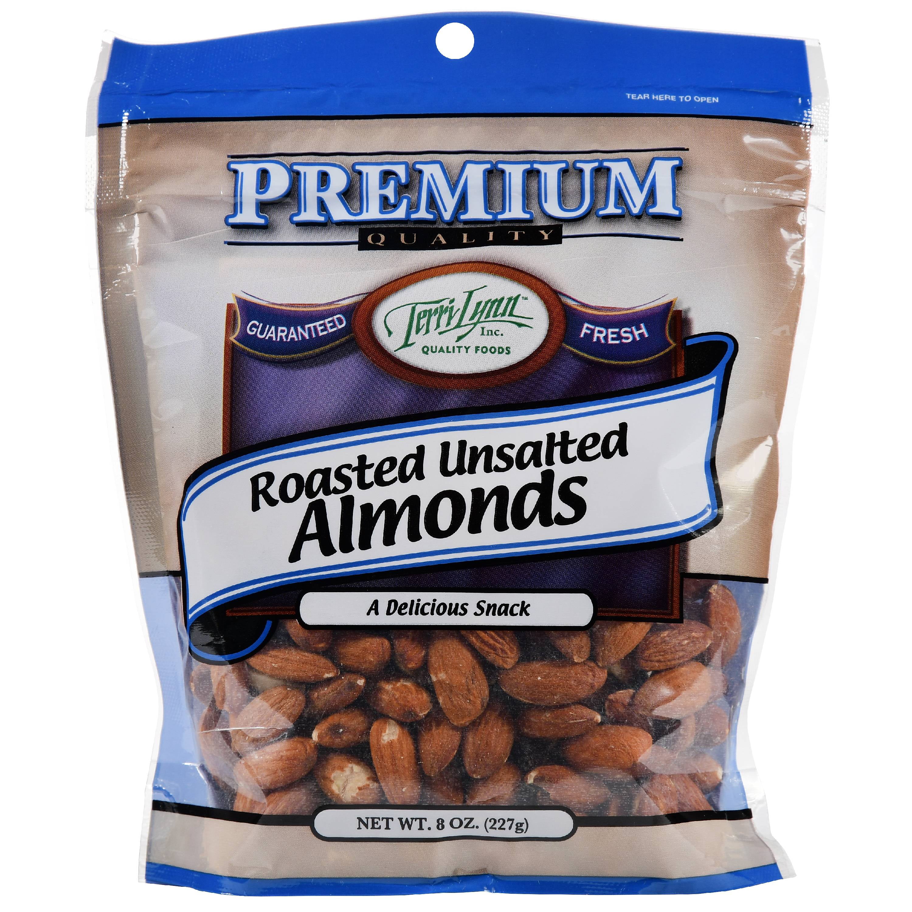 Almonds Roasted Unsalted Almonds, 8 Oz.