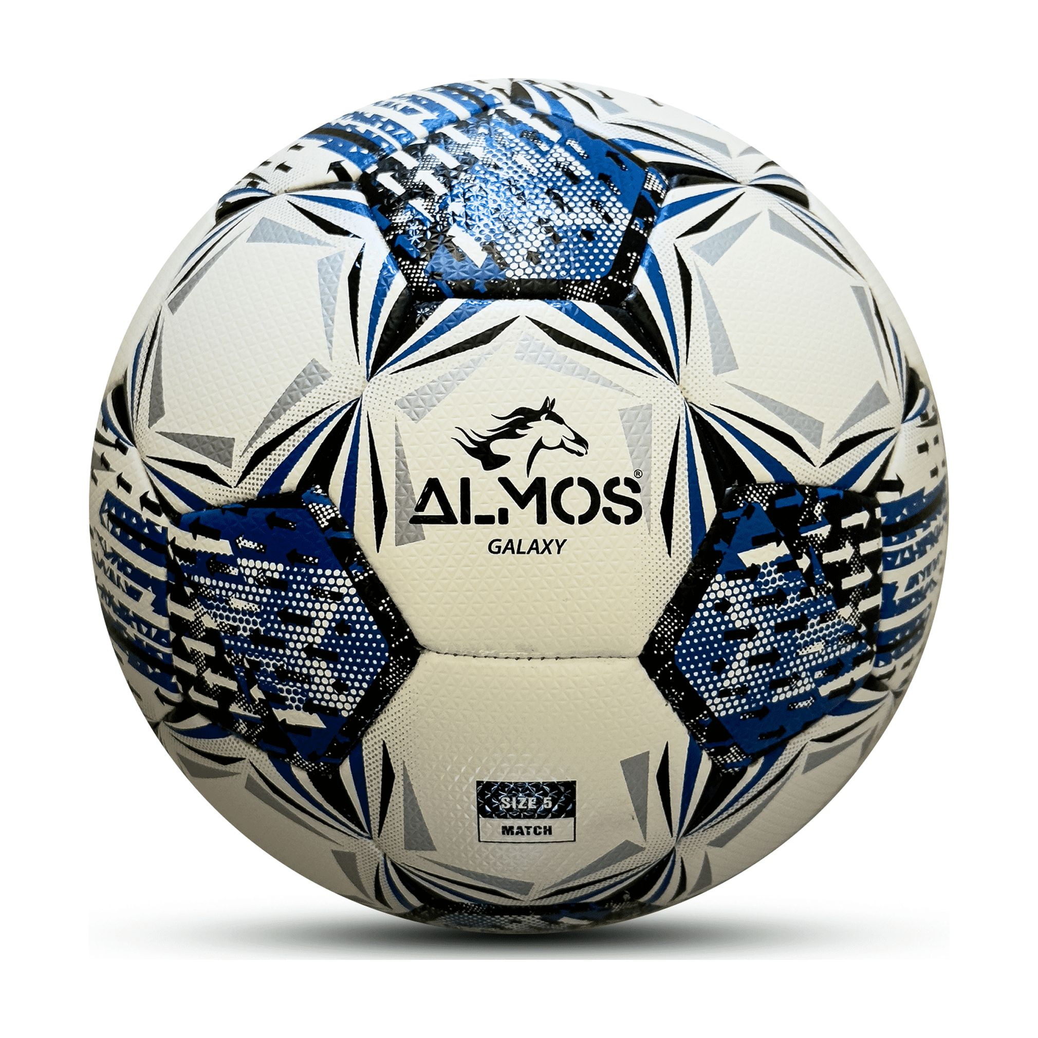 Almos Galaxy Soccer Ball, for Indoor and Outdoor Soccer - Size 4, Blue