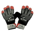 thumbnail image 1 of Almos Sports Soccer Goalkeeper Gloves - Goalie Gloves, Strong Grip, Finger Protection, Black Red, 1 of 5