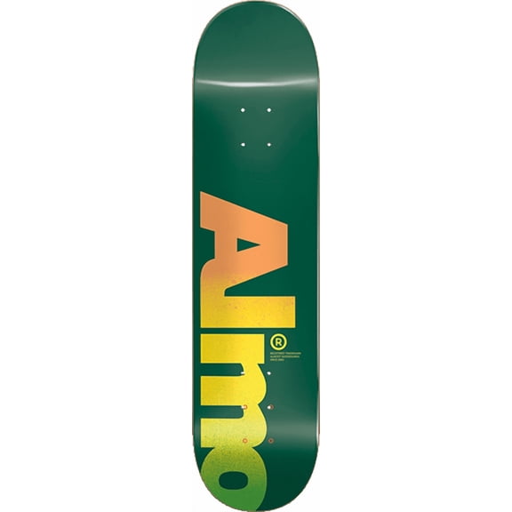 Almost Fall Off Skateboard Deck 8.25 Green