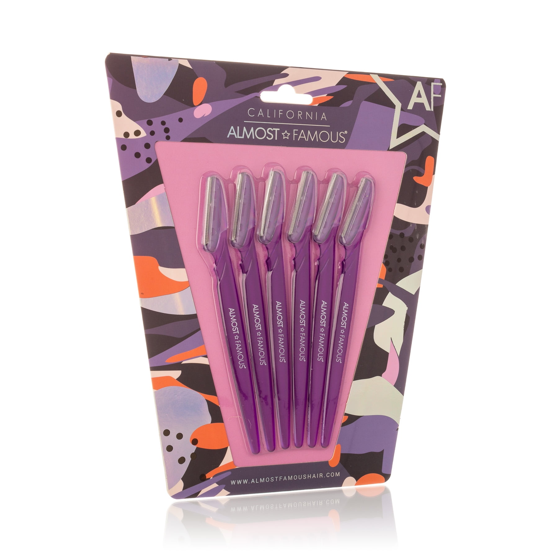 Purple 3m Razor Almost Famous - 6-pack Dermaplaning Razors set - Purple - Walmart.com