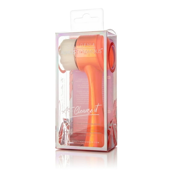 Almost Famous - Cleanse It 2in1 Exfoliator Brush - Coral
