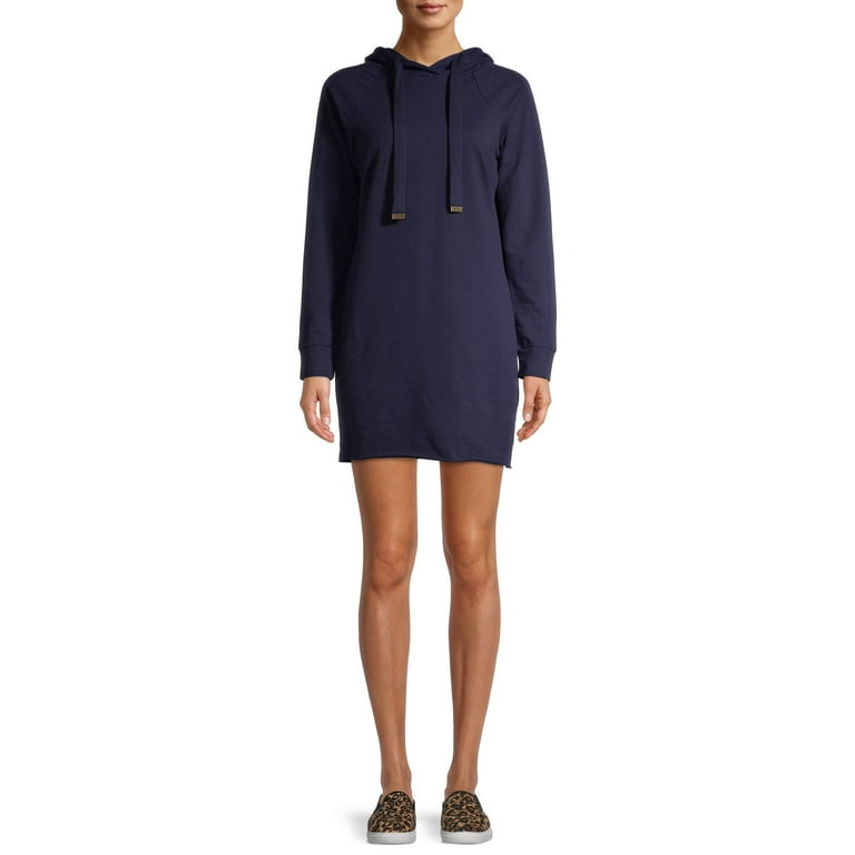 Almost Famous Juniors Fitted Hoodie Dress Walmart