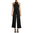 thumbnail image 1 of Almost Famous Juniors' Mock Neck Jumpsuit, 1 of 1