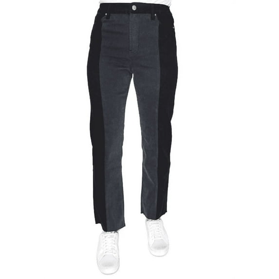 Almost Famous Juniors’ Two-Tone High-Rise Dad Jeans
