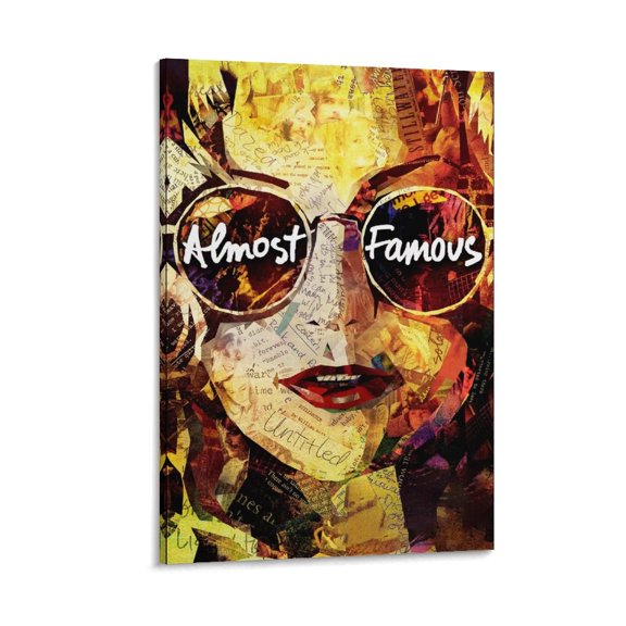 Almost Famous Movie Poster Canvas Poster Wall Art Picture Prints Hanging Photo Gift Decor Home Posters Artworks 12x18inch(30x45cm)