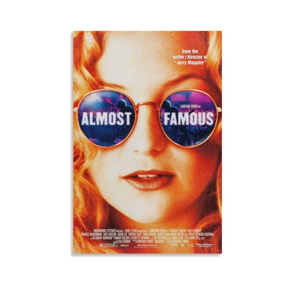 Almost Famous Classic Movie Poster Print Photo Art Painting Canvas Poster Home Decorative Bedroom Modern Decor Posters Gifts 24x36inch(60x90cm)
