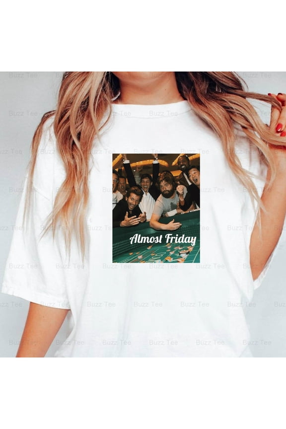 Almost Friday Hangover Las Vegas Movie Parody Graphic Design New Unisex T-Shirt, up to 5XL