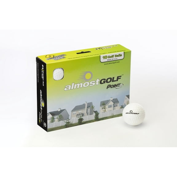 Almost Golf Golf Balls, 10 Pack