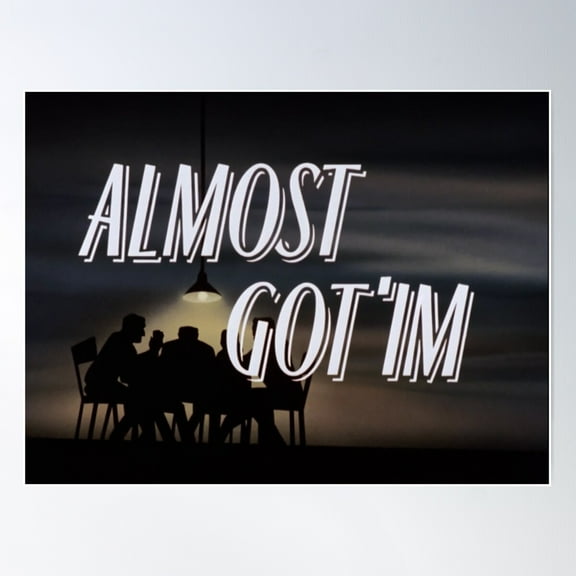 Almost Got 'Im Btas Title Card Poster Wall Art, Modern Wall Decor For Living Room Bedroom, 8x12 UNFRAMED
