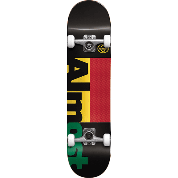 Almost Ivy League Complete Skateboard 7.37 Black