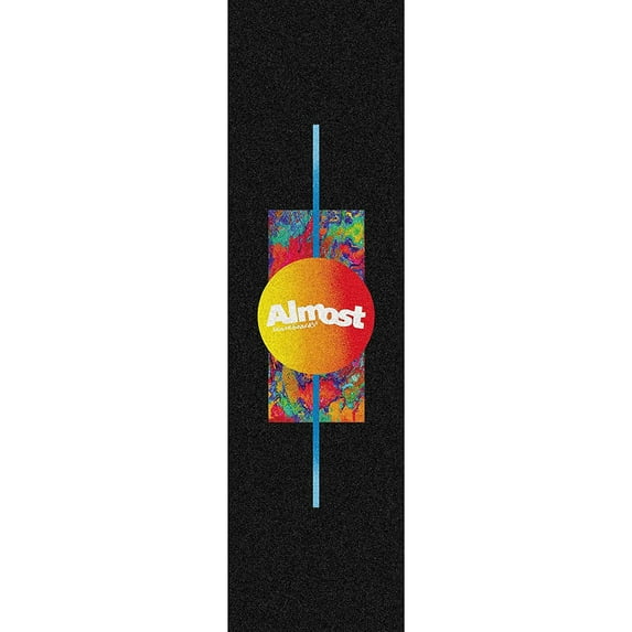 Almost Skateboards 9" x 33" Black Skateboarding Grip Tape