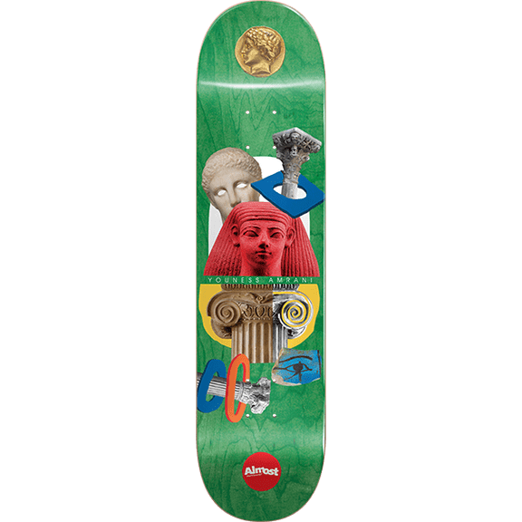 Almost Youness Relics Skateboard Deck 8 Green