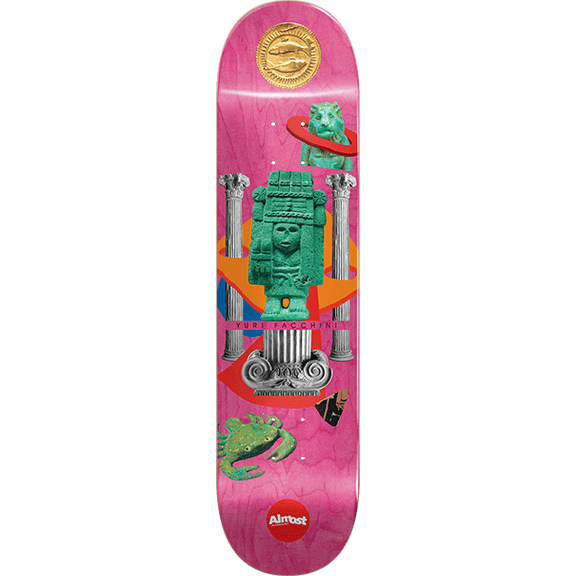 Almost Yuri Relics Skateboard Deck 8 Pink