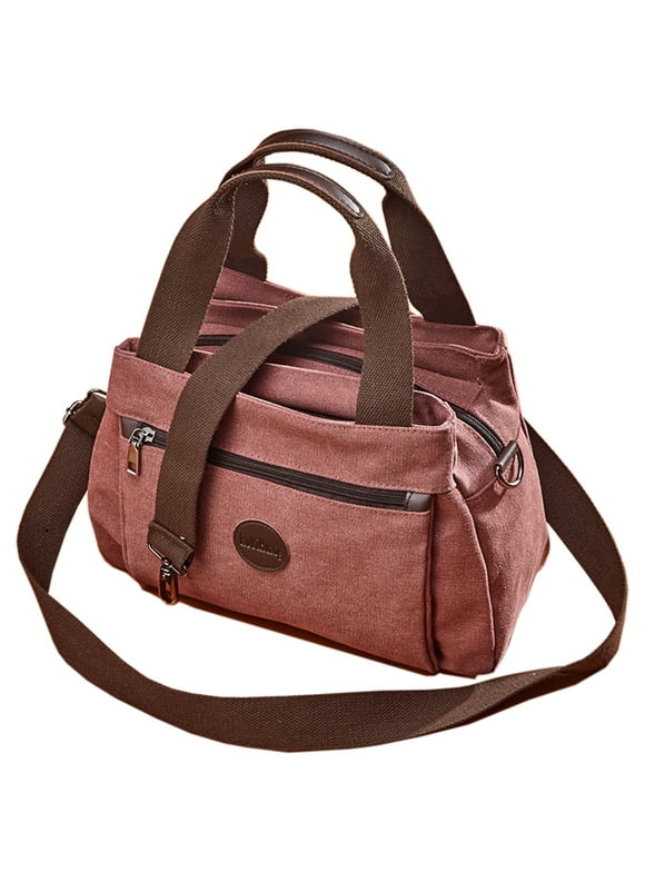 Almusen Handbags Womens Tote Bags Multiple Pockets Lady Shoulder Crossbady Bags