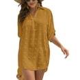 thumbnail image 1 of Almusen Swimsuit Cover up for Women Bathing Suit Beach Dress Bikini Coverup Shirt, 1 of 6