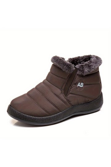 Womens Winter Boots | Brown - Walmart.com display picture 1