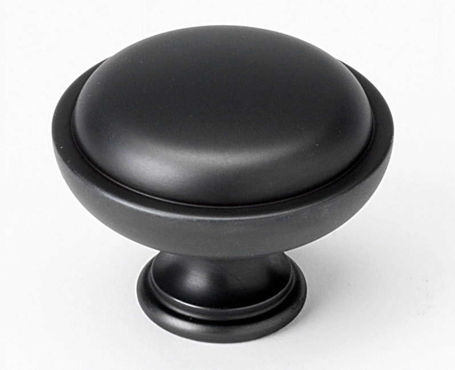 Alno A1146-BRZ Knobs 1-1/2" Round Rustic Lipped Solid Brass Mushroom Cabinet Knob / Drawer
