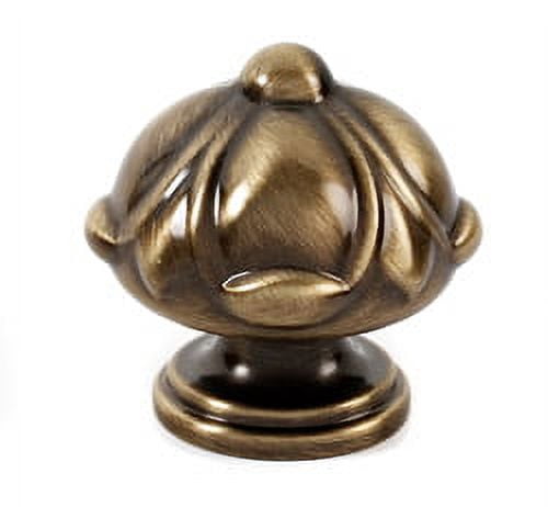 Alno A6929-38-AE Ornate 1-1/2 Inch Cabinet Knob Antique English