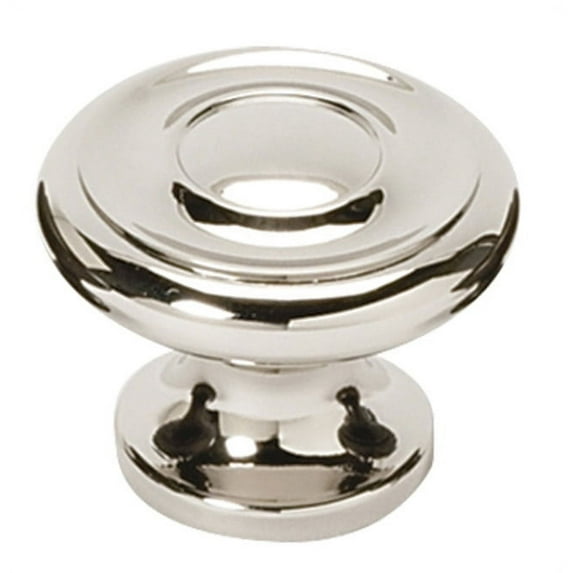 Alno A1049-PN 1-1/4" Cabinet Knob Polished Nickel