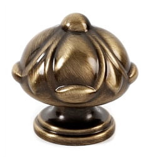 Alno A6929-14-AE Ornate 1-1/4 Inch Cabinet Knob Antique English