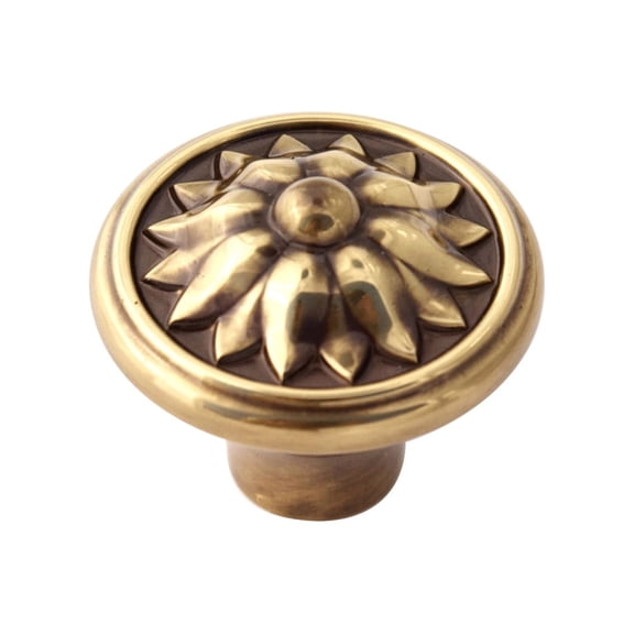 Alno A1471-PA Fiore 1-1/4" Cabinet Knob Polished Antique