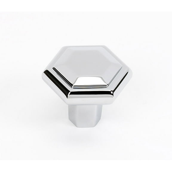 Alno A423-PC Nicole Cabinet Hexagon Knob Polished Chrome