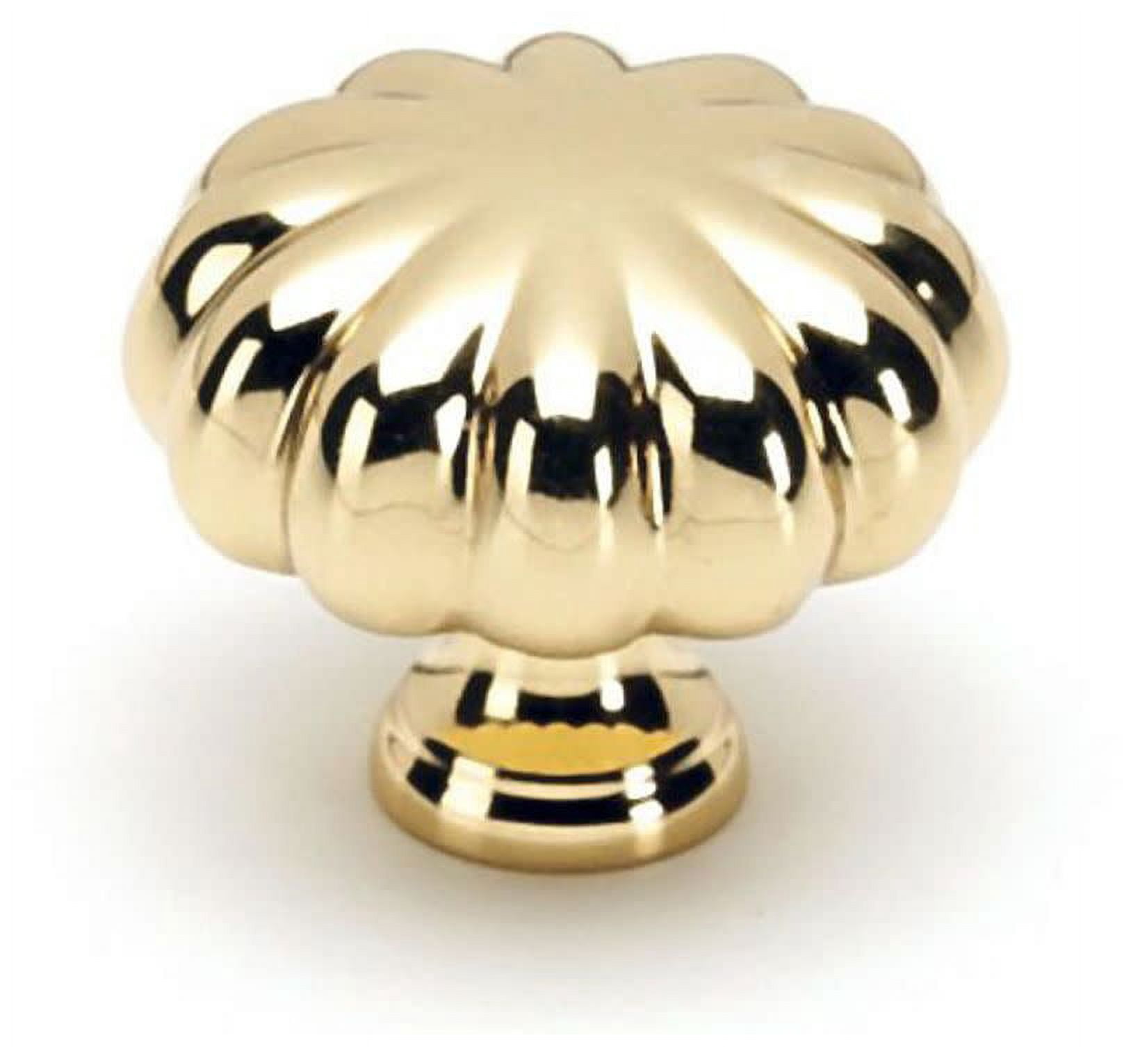 Alno A819-1-PB Cabinet Knob Polished Brass