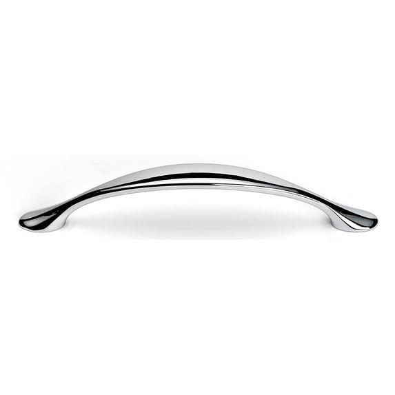 Alno A511-PC Style Cents 128mm Pull Polished Chrome