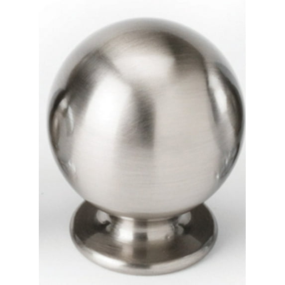 Alno 1" Spherical Knob - Satin Nickel
