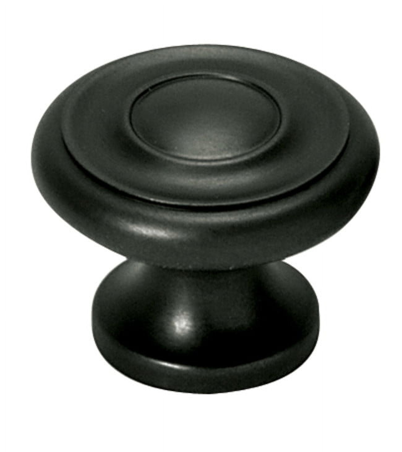 Traditional Round Knob, Bronze, 0.88" H x 1" W x 0.63" D