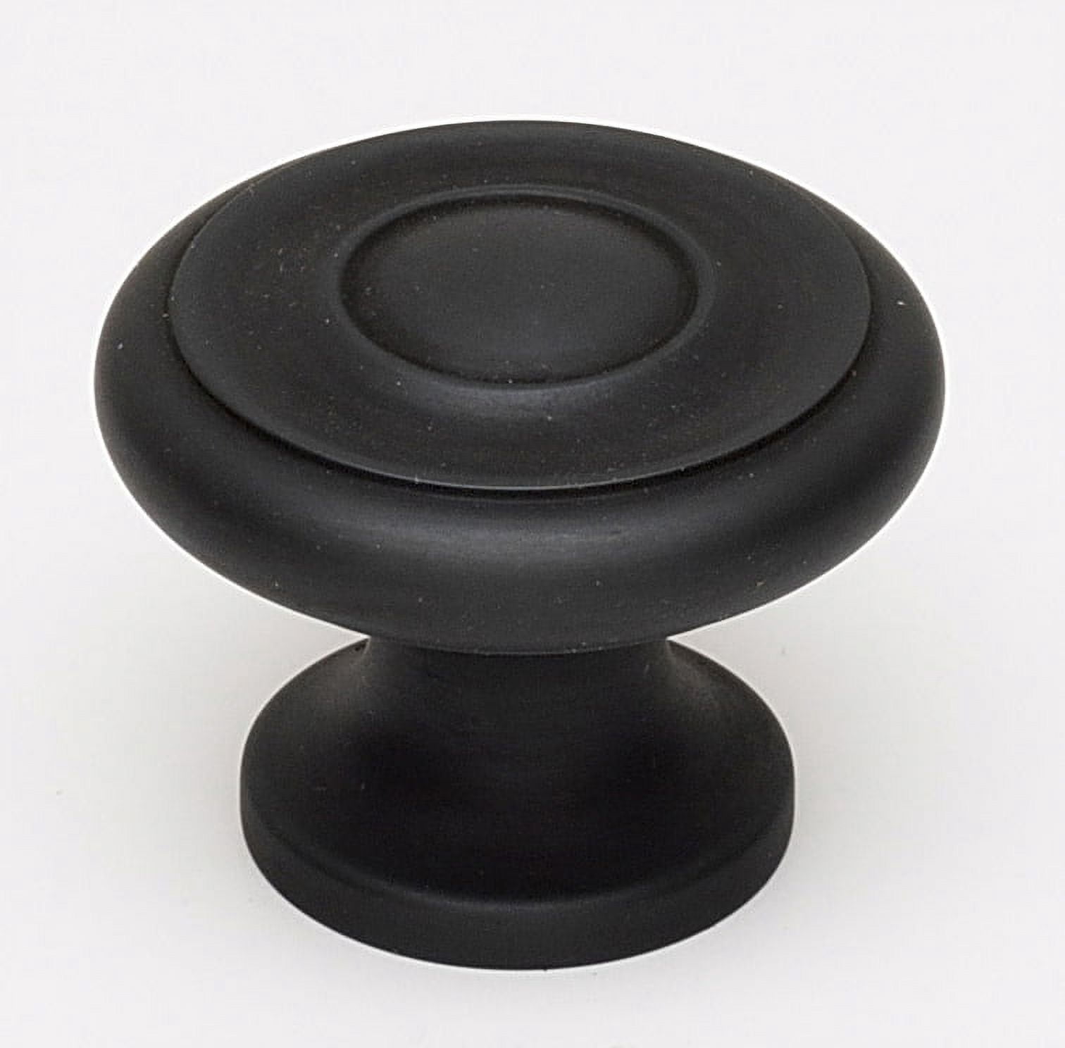 Traditional Round Knob, Bronze, 1" H x 1.25" W x 0.88" D