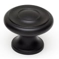 thumbnail image 1 of Alno A1049-MB 1-1/4" Cabinet Knob Matte Black, 1 of 7