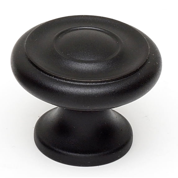 Alno A1049-MB 1-1/4" Cabinet Knob Matte Black