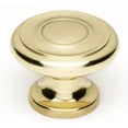 thumbnail image 1 of Alno 1-1/4" Cabinet Knob - Polished Brass, 1 of 7