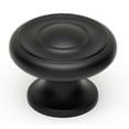 thumbnail image 1 of Alno A1050-MB 1-1/2" Cabinet Knob Matte Black, 1 of 7