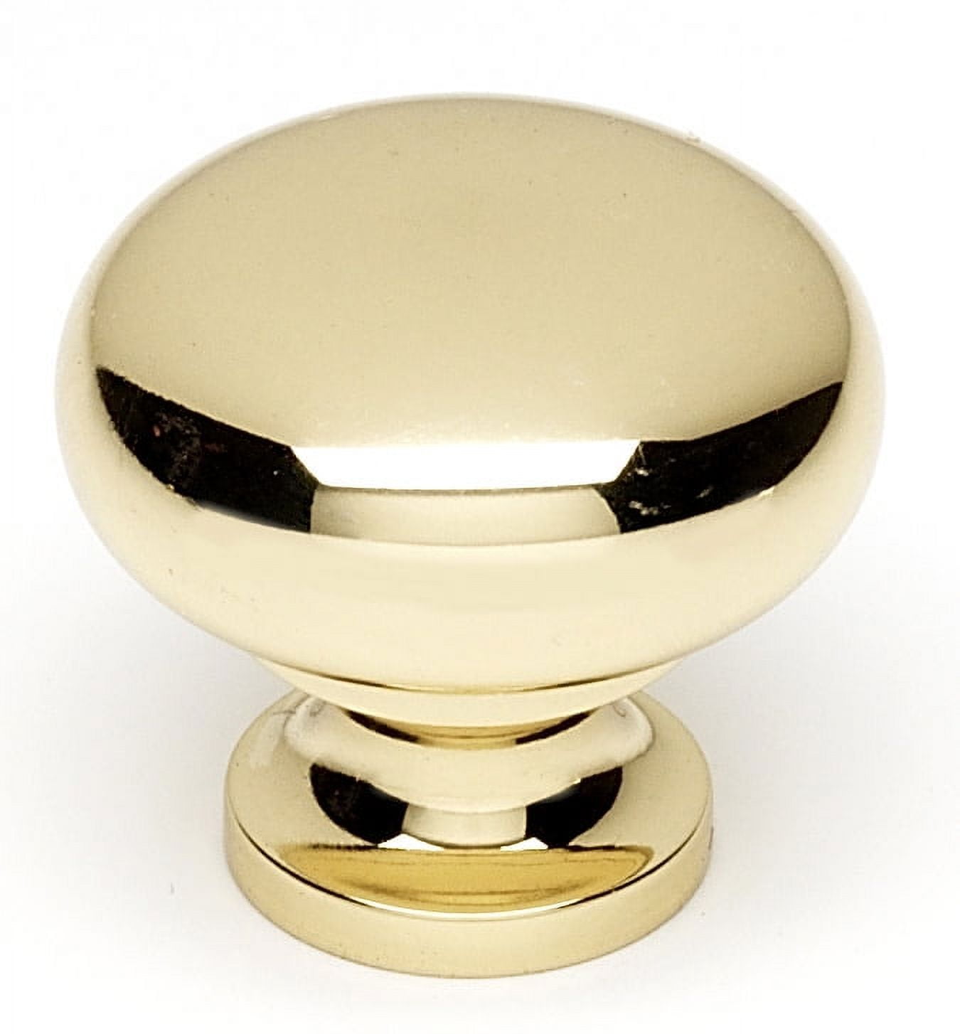 Alno A1134-PB 1-1/4" Cabinet Knob Polished Brass