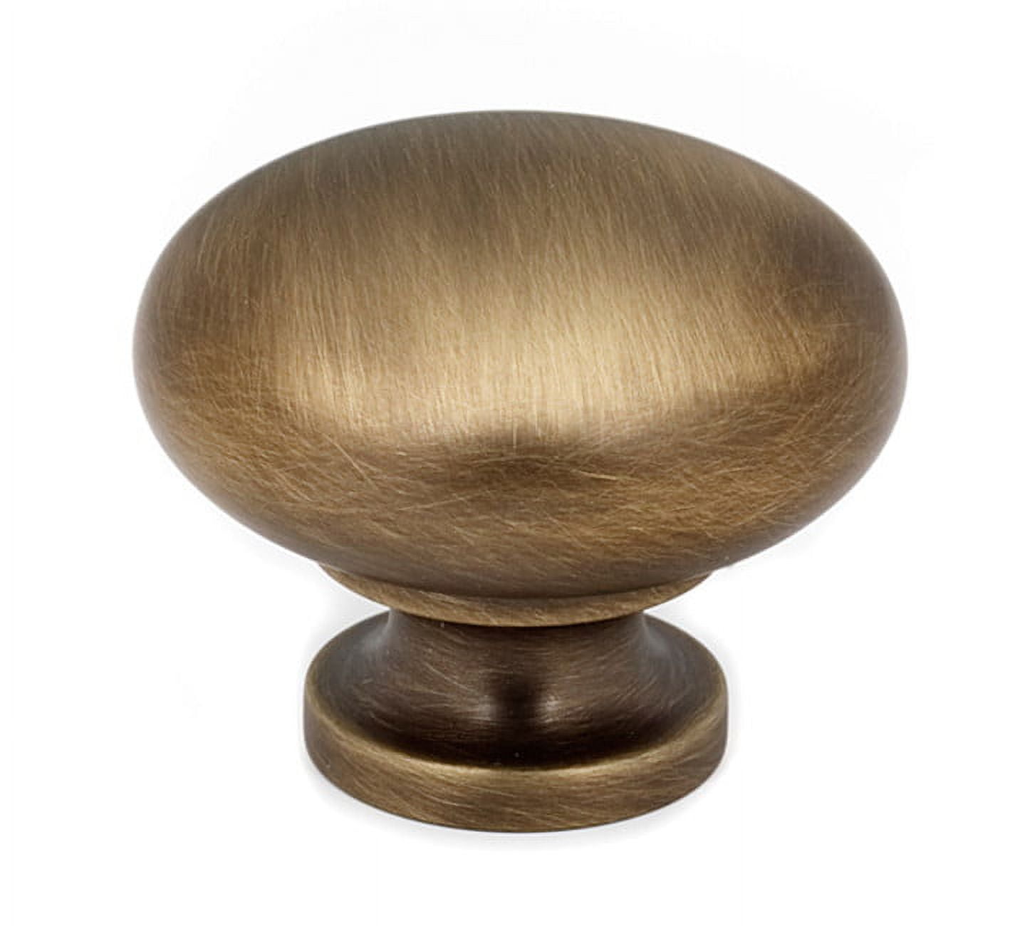 Knob, Antique English Matte, 1.25" H x 1.5" W x 1.5" D