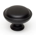 thumbnail image 1 of Alno A1145-MB 1-1/4" Cabinet Knob Matte Black, 1 of 2