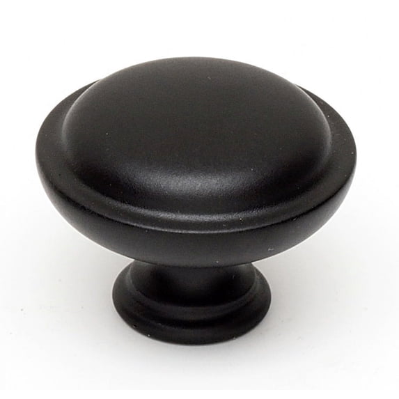 Alno A1145-MB 1-1/4" Cabinet Knob Matte Black