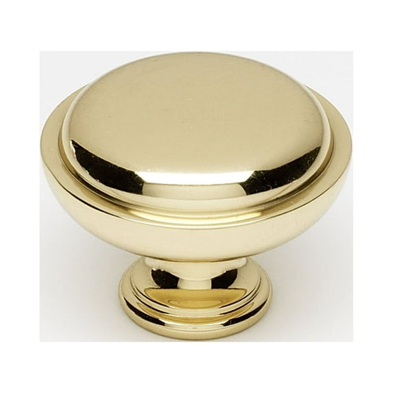Alno A1146-PB 1-1/2" Cabinet Knob Polished Brass