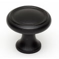 thumbnail image 1 of Alno A1150-MB Traditional Knobs, Matte Black, 1, 1 of 2