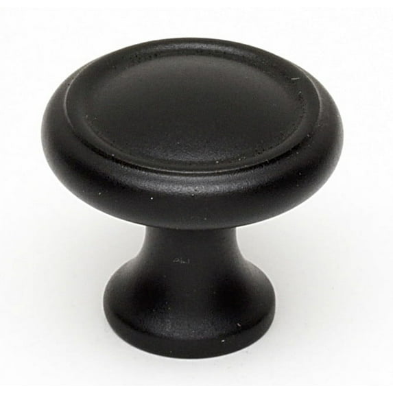 Alno A1150-MB Traditional Knobs, Matte Black, 1