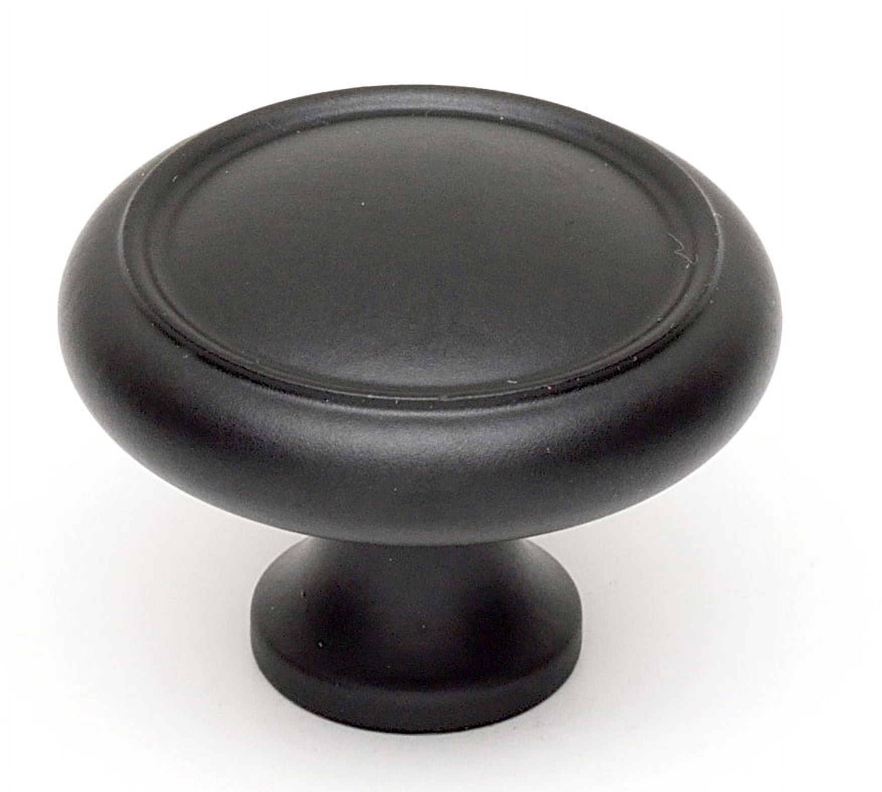 Traditional Round Knob, Bronze, 1" H x 1.5" W x 0.69" D
