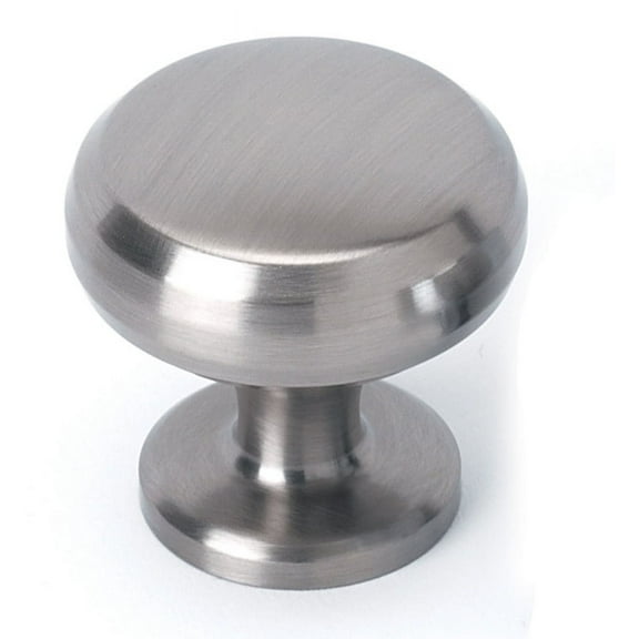 Alno Cabinet Knob 1-1/8" - Satin Nickel