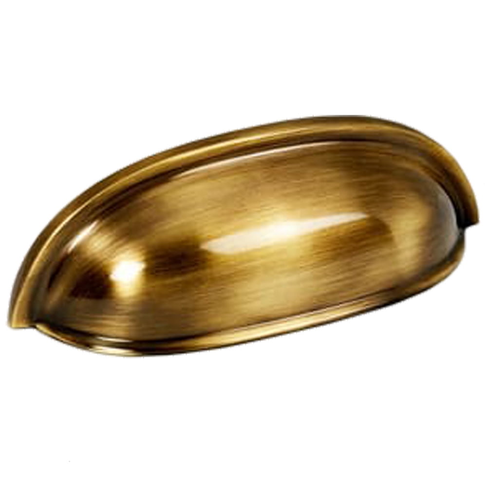 Alno A1262-AE 3 Inch Cup Cabinet Pull Antique English