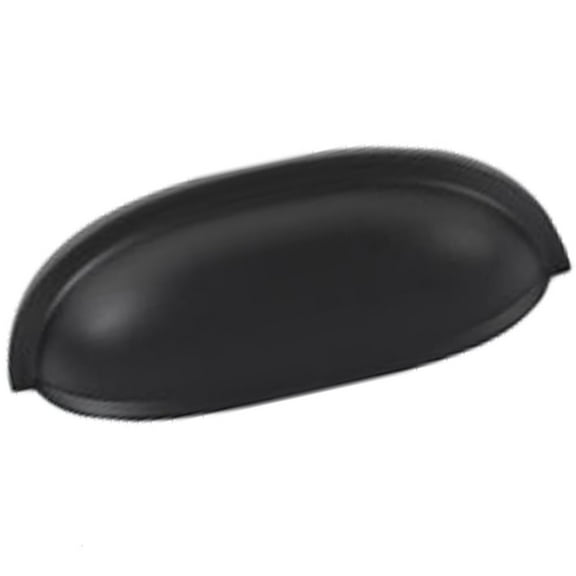 Alno A1262 Rustic 3" Center To Center Solid Brass Smooth Shell Cabinet Cup Pull / Drawer