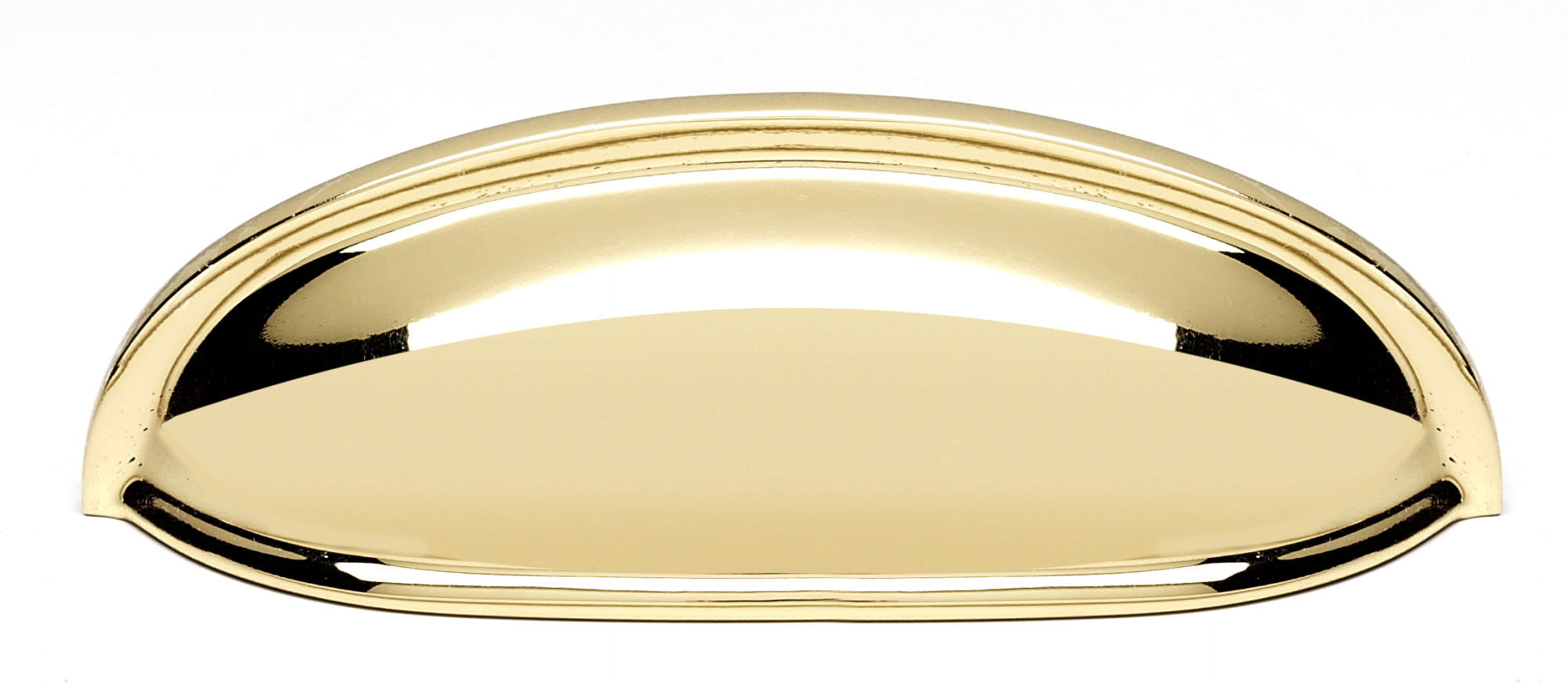 Alno A1263-PB 3" Cabinet Cup Pull Polished Brass