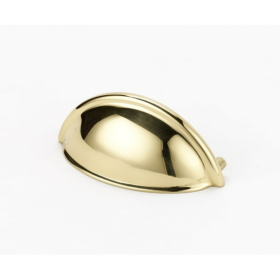 Alno Cabinet Pull 3-1/2" - Polished Brass